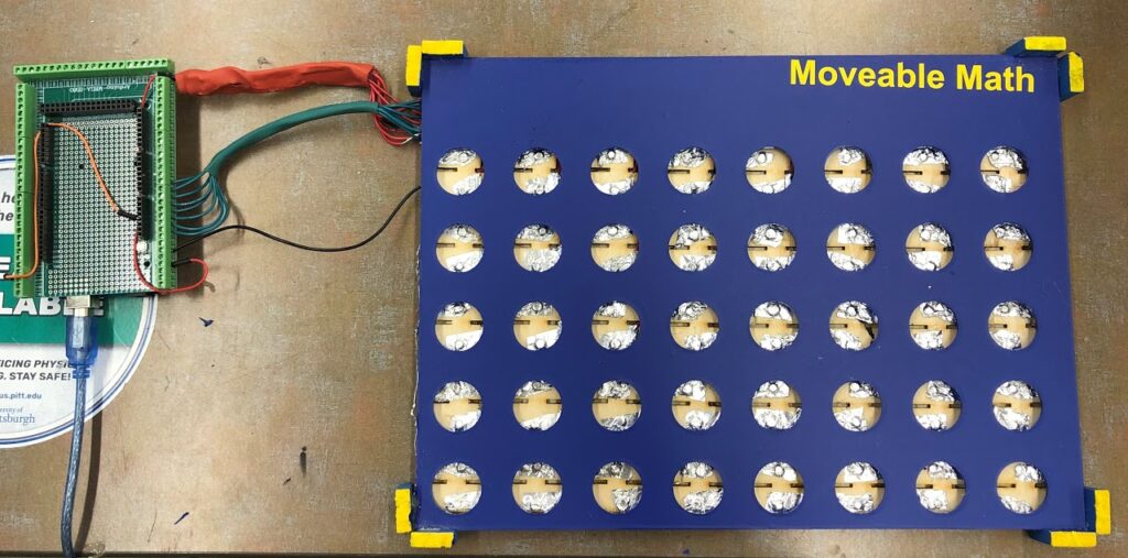 the movable math board finished